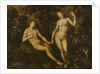 Adam and Eve in the Garden of Eden, c.1590-1610 by School Dutch