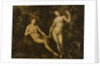 Adam and Eve in the Garden of Eden, c.1590-1610 by School Dutch