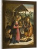 Adoration of the Child with portrait of donor, c.1500 by School Italian