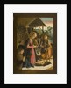 Adoration of the Child with portrait of donor, c.1500 by School Italian