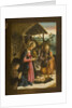 Adoration of the Child with portrait of donor, c.1500 by School Italian