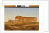 The Temple of Neptune, Paestum, 1847 by John Frederick Kensett