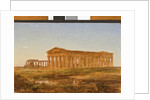 The Temple of Neptune, Paestum, 1847 by John Frederick Kensett
