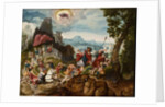 Landscape with the Conversion of Saul on the Road to Damascus, c.1545 by Herri met de Bles