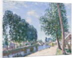 The Loing Canal at Moiret, c.1892 by Alfred Sisley