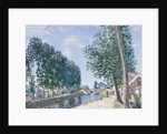 The Loing Canal at Moiret, c.1892 by Alfred Sisley