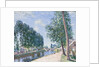 The Loing Canal at Moiret, c.1892 by Alfred Sisley