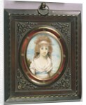 Portrait Miniature of Anna Maria Blunt, c.1795 by Henry Edridge