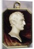 Portrait Miniature of Arthur Wellesley, 1st Duke of Wellington in the form of a marble trompe l'oeil cameo, c.1817 by William Grimaldi