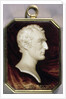 Portrait Miniature of Arthur Wellesley, 1st Duke of Wellington in the form of a marble trompe l'oeil cameo, c.1817 by William Grimaldi