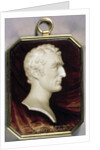 Portrait Miniature of Arthur Wellesley, 1st Duke of Wellington in the form of a marble trompe l'oeil cameo, c.1817 by William Grimaldi