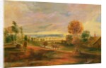 Landscape with Farm Buildings: Sunset, 17th century by Peter Paul Rubens