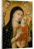 Madonna and Child with SS. Dominic and Catherine of Alexandria, 15th century by Sano di also Ansano di Pietro di Mencio Pietro