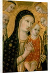 Madonna and Child with SS. Dominic and Catherine of Alexandria, 15th century by Sano di also Ansano di Pietro di Mencio Pietro