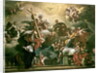 Vision of the Trinity with SS. Philip Neri and Francesca Romana, 18th century by Francesco Solimena