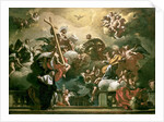 Vision of the Trinity with SS. Philip Neri and Francesca Romana, 18th century by Francesco Solimena