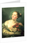A Young Woman With a Macaw, 18th century by Giovanni Battista Tiepolo