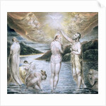 The Baptism of Christ, 19th century by William Blake