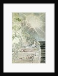 Dante and Statius Sleeping, Virgil Watching by William Blake