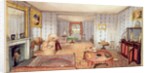 Drawing Room, Clay Hill, f12 from An Album of Interiors, 1843 by Charlotte Bosanquet
