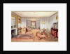 Drawing Room, Clay Hill, f12 from An Album of Interiors, 1843 by Charlotte Bosanquet