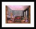 The Drawing Room at Meesdenbury, f13 from An Album of Interiors, 1843 by Charlotte Bosanquet