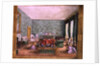 The Drawing Room at Meesdenbury, f13 from An Album of Interiors, 1843 by Charlotte Bosanquet