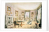 The Drawing Room, East Wood, Hay, f54 from an Album of Interiors, 1843 by Charlotte Bosanquet