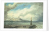 Vesuvius and Somma from the Mole at Naples, 18th century by John Robert Cozens