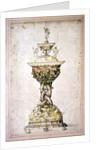Design for a Table Fountain, 1509 by Albrecht Dürer or Duerer