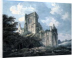 Kirkstall Abbey, Yorkshire, 18th century by Thomas Girtin