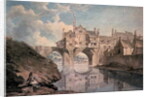 Elvet Bridge, Durham, 18th century by Thomas Hearne