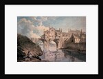 Elvet Bridge, Durham, 18th century by Thomas Hearne