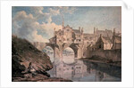 Elvet Bridge, Durham, 18th century by Thomas Hearne