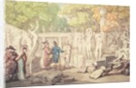 A Statuary's Yard, 19th century by Thomas Rowlandson