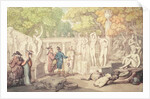 A Statuary's Yard, 19th century by Thomas Rowlandson