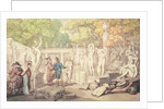 A Statuary's Yard, 19th century by Thomas Rowlandson