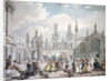 All Souls College, Oxford or Radcliffe Square, Oxford, 19th century by Thomas Rowlandson