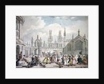 All Souls College, Oxford or Radcliffe Square, Oxford, 19th century by Thomas Rowlandson