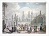 All Souls College, Oxford or Radcliffe Square, Oxford, 19th century by Thomas Rowlandson