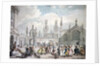 All Souls College, Oxford or Radcliffe Square, Oxford, 19th century by Thomas Rowlandson