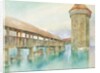 Kapelbrucke, Lucerne, 19th century by John Ruskin