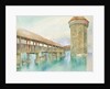 Kapelbrucke, Lucerne, 19th century by John Ruskin