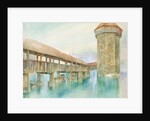 Kapelbrucke, Lucerne, 19th century by John Ruskin