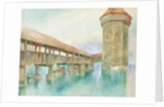 Kapelbrucke, Lucerne, 19th century by John Ruskin