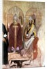 The Pope and the Emperor, fresco in the Spanish Chapel, Santa Maria Novella, Florence, 19th century by John Ruskin