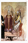 The Pope and the Emperor, fresco in the Spanish Chapel, Santa Maria Novella, Florence, 19th century by John Ruskin