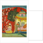 A Lady Plucking Blossoms, Southern Rajasthan or Deccan, c.1675 by Indian School