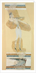 Fragment of a fresco depicting a Taureador from the palace at Knossos, Late Minoan I Period by Greek Greek