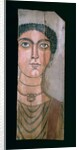 Mummy portrait, 90-110 AD by Roman Period Egyptian